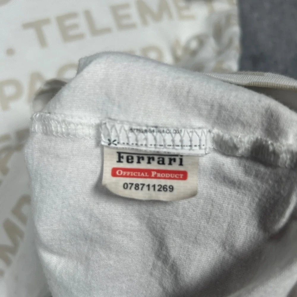 Puma Ferrari T Shirt Mens XXL White Scuderia Racing all over Graphic - Picture 3 of 16